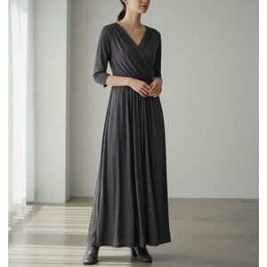 Boden Midi Dress With 3/4 Sleeves & Side Zip Closure Y2K Size 4R